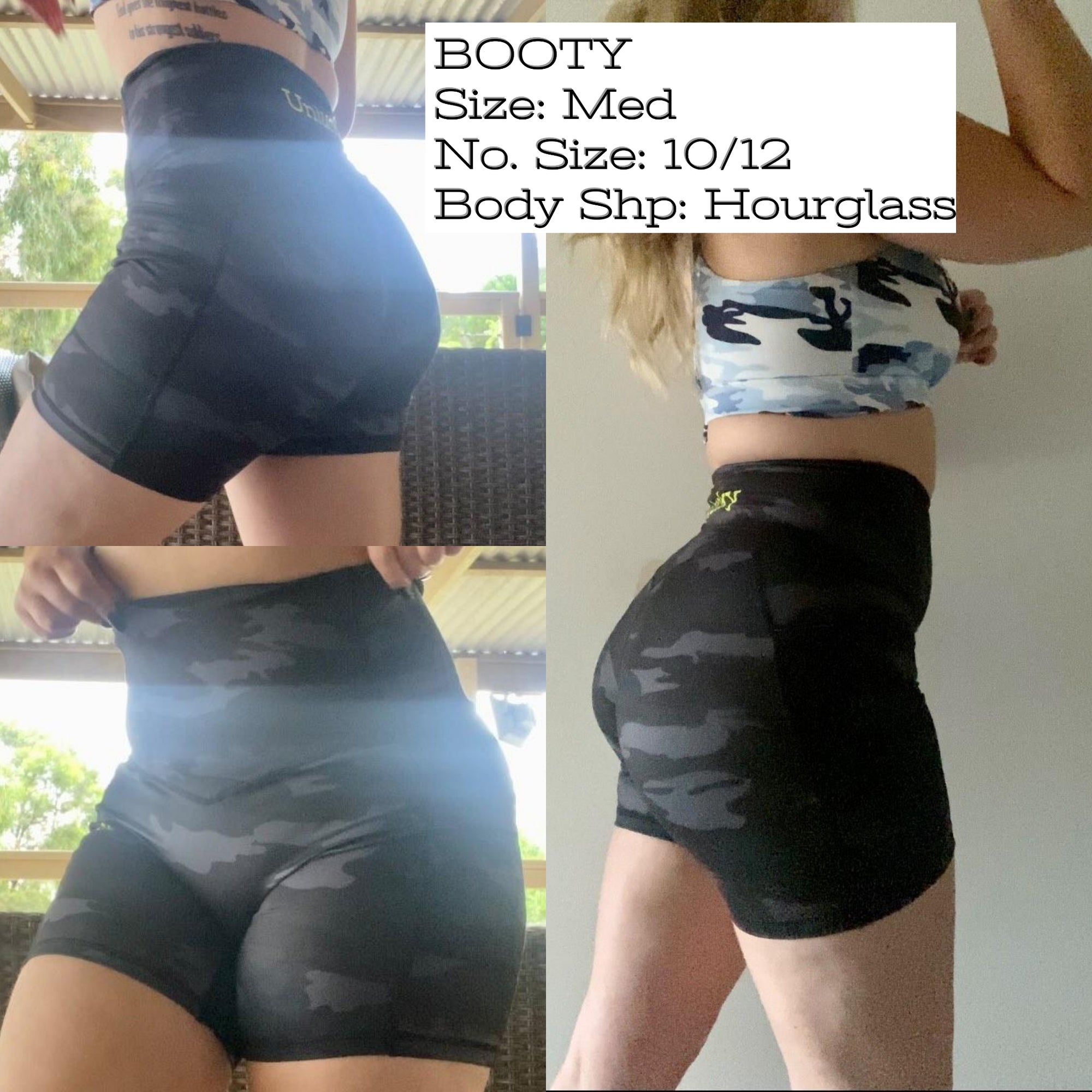 Borta Booty Shorts XXS,XS & 5XL – Unlucky Apparel